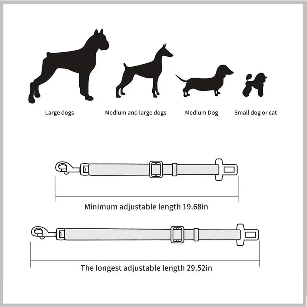 Adjustable Vehicle Pet Leash