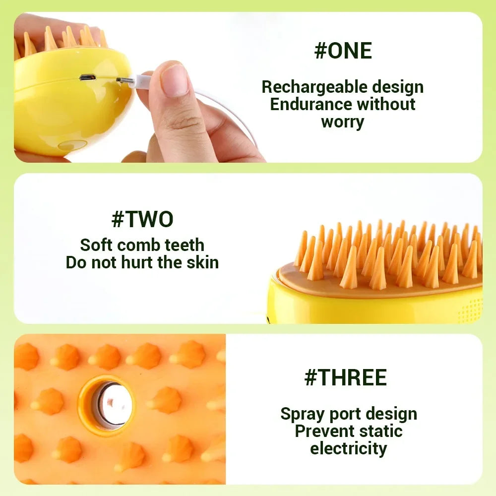 3 in 1 Pet Brush